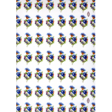 Ref. 78472 - DECALQUE  BUQUÊ AZUL 1140/56